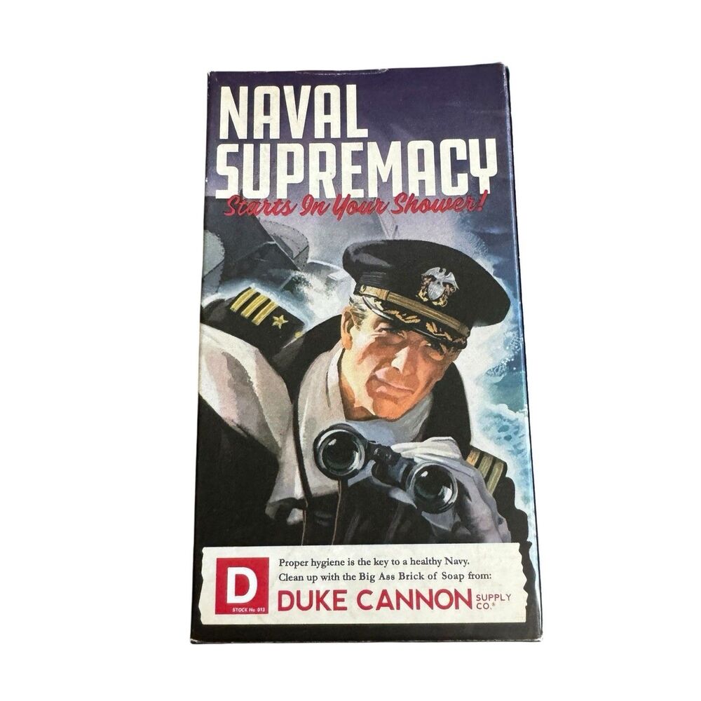 Duke Cannon Naval Diplomacy Big‎ Brick of Soap for Men 10 oz